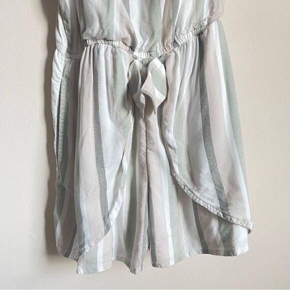 Abercrombie Kids Striped Multicolor Bow Romper 13/14 - Picture 4 of 7